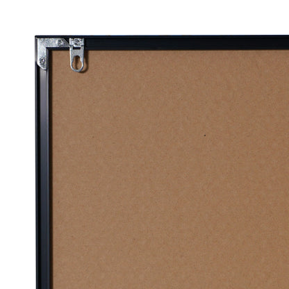 Espejo de pared moderno rectangular con marco de metal delgado