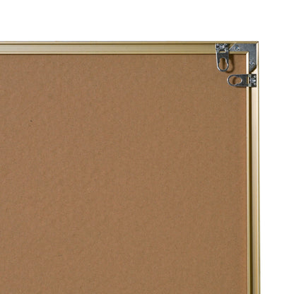 Espejo de pared moderno rectangular con marco de metal delgado