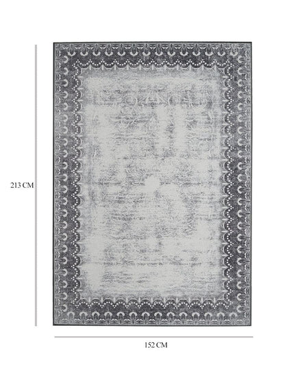 Tapete Decorativo Lavable Gris Bordeada Dardon