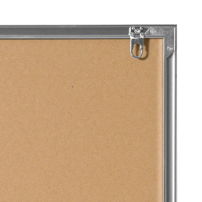 Espejo de pared moderno rectangular con marco de metal delgado
