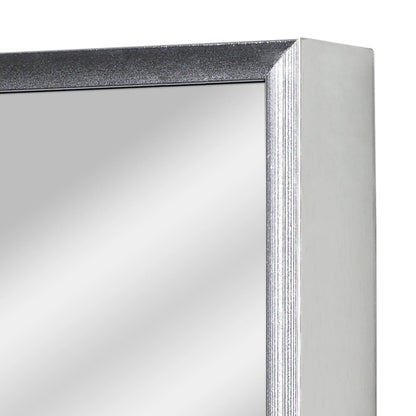 Espejo de pared moderno rectangular con marco de metal delgado