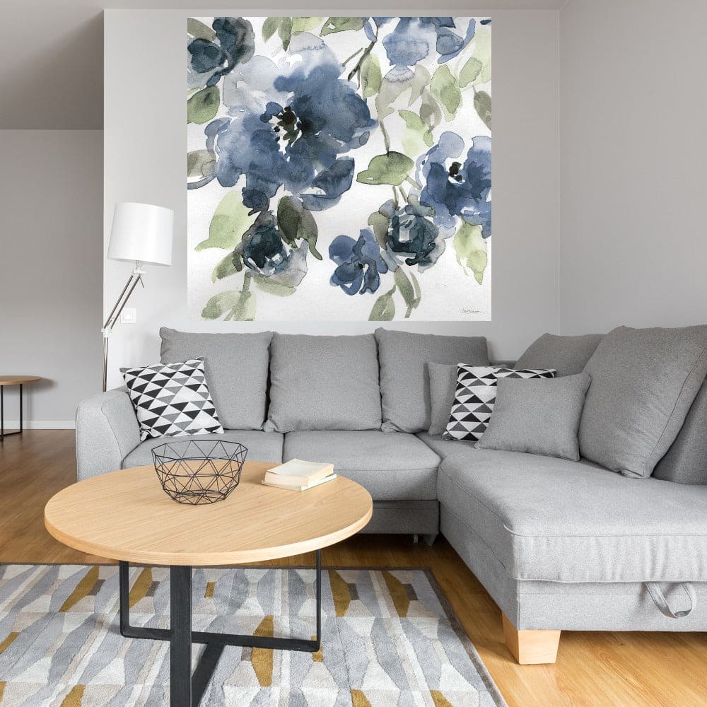 Flores Azules I Indigo - Carol Robinson