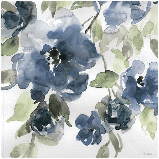 Flores Azules I Indigo - Carol Robinson