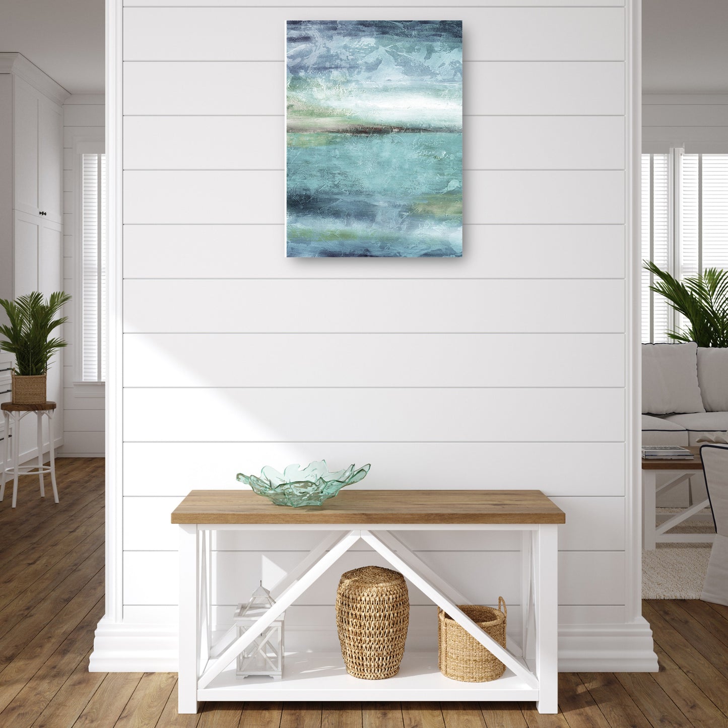 Luz de laguna azul - Nan