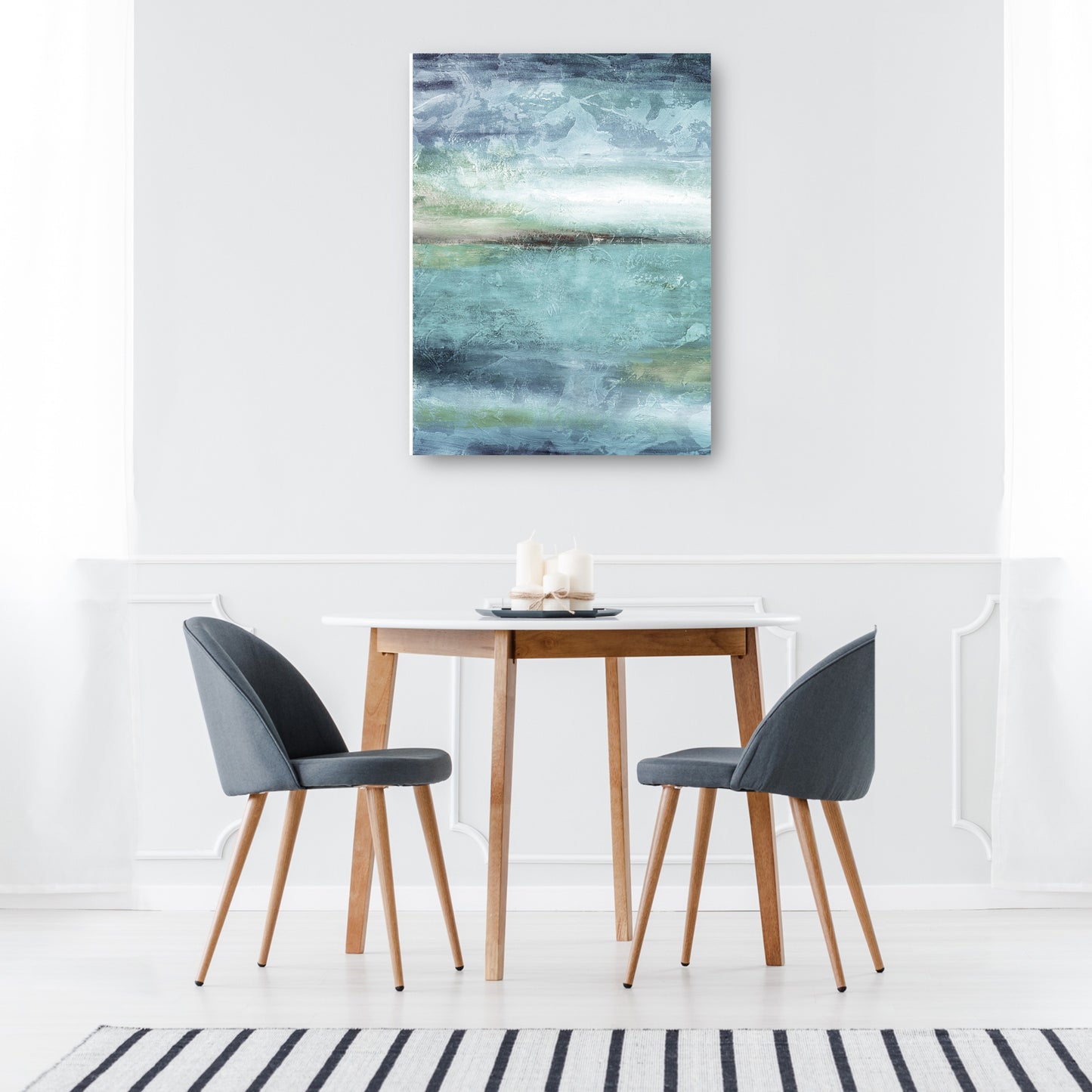 Luz de laguna azul - Nan