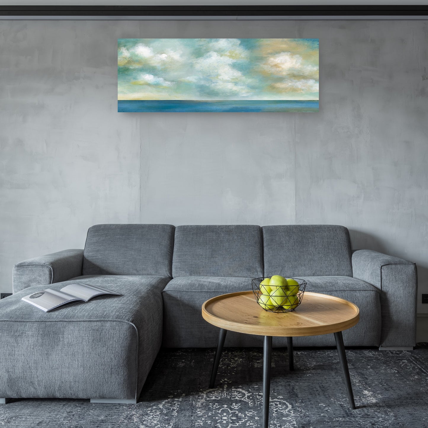 Paisaje con nubes Vista II - Nan