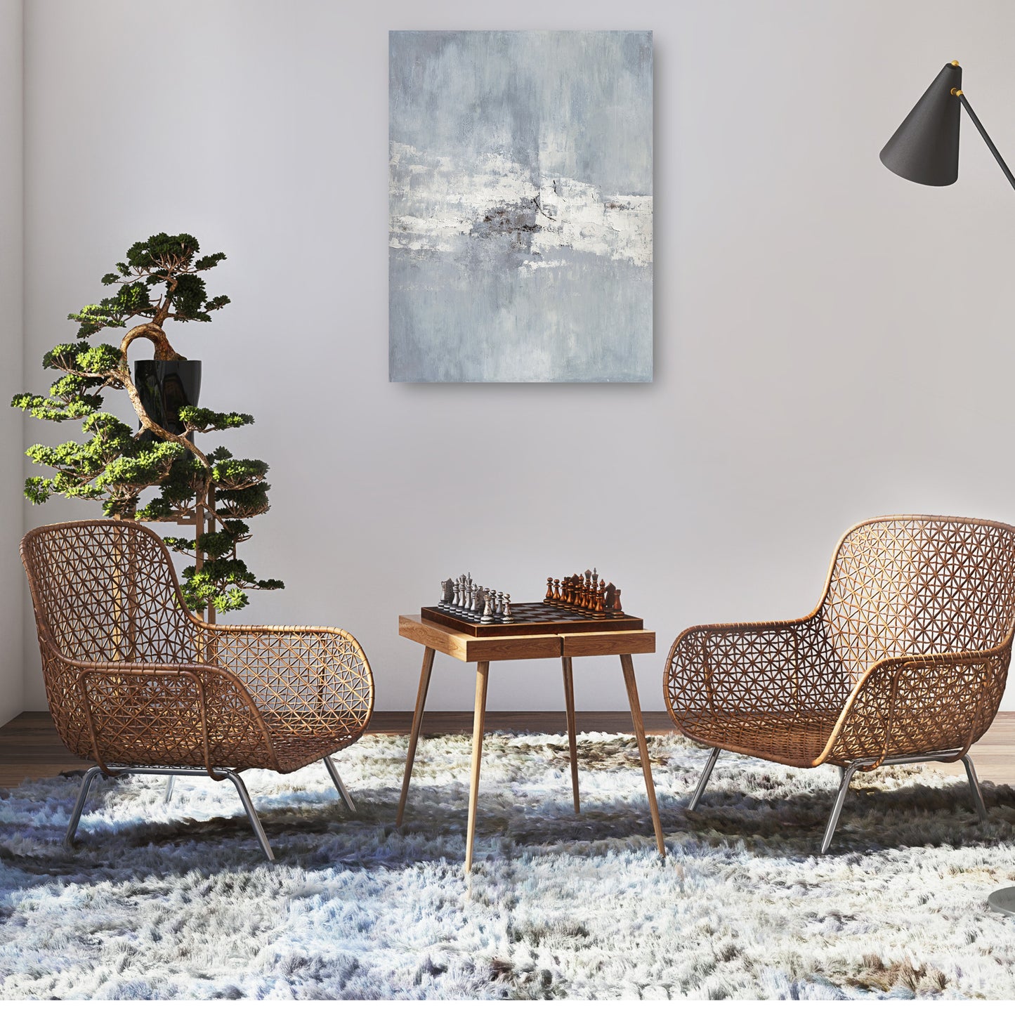 Neblina azul brumosa II - Willowbrook Fine Art