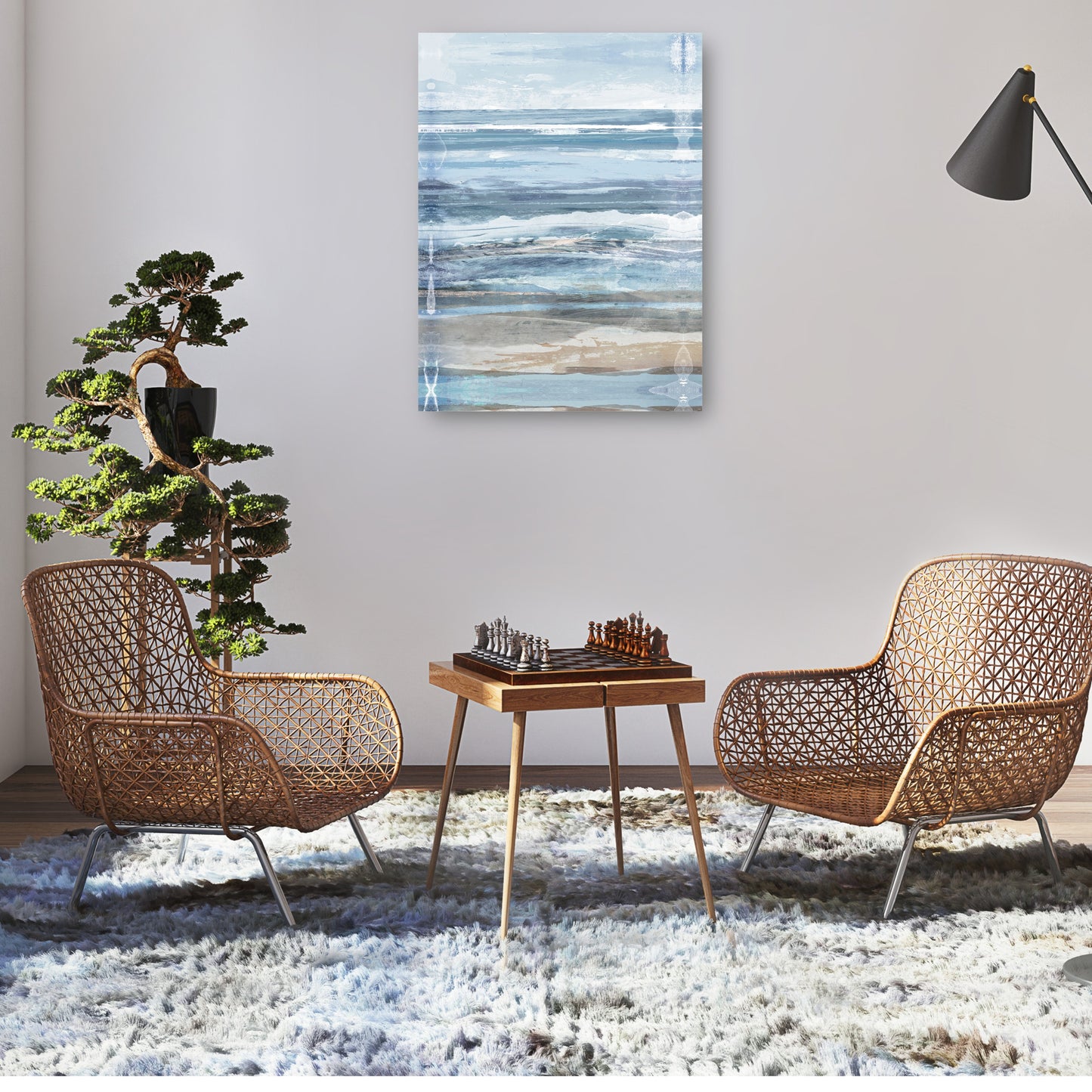 Acuarela costera - Willowbrook Fine Art