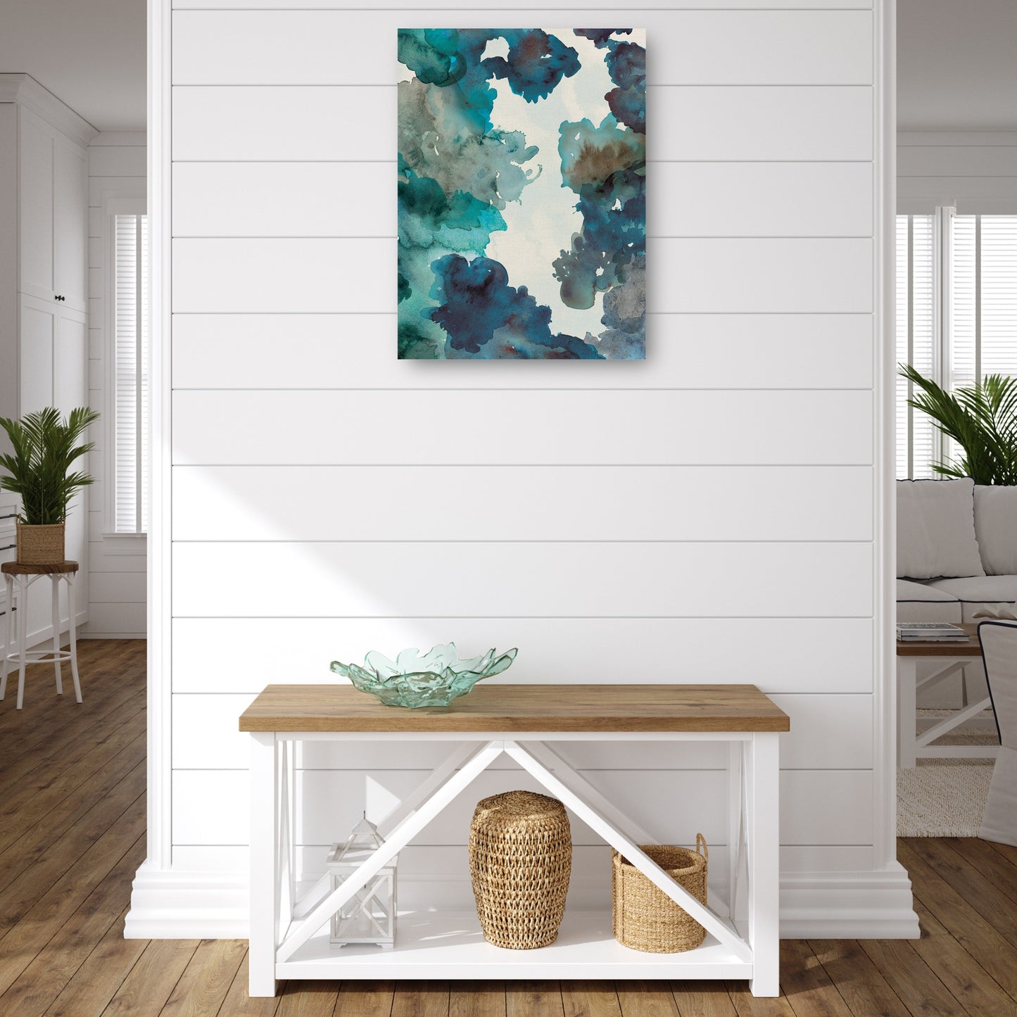 Lavado azul y agua - Willowbrook Fine Art