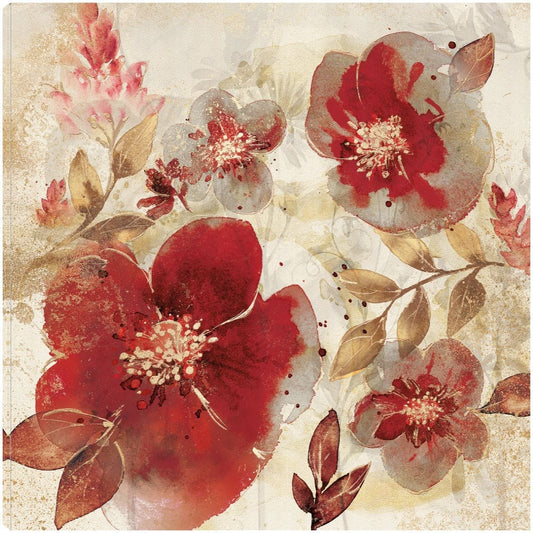 Pétalos carmesí A - Willowbrook Fine Art