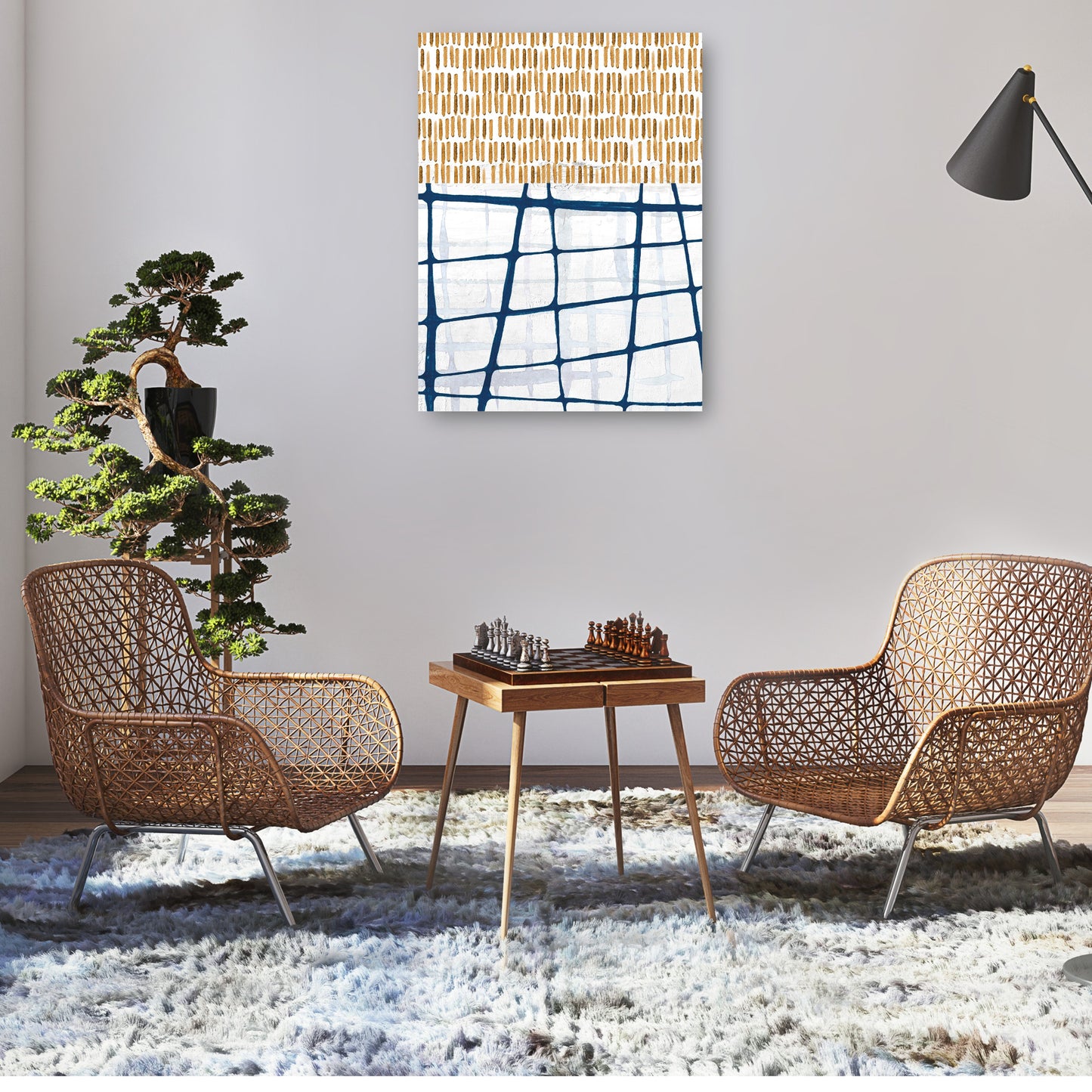 Indigo y oro - Belle Maison