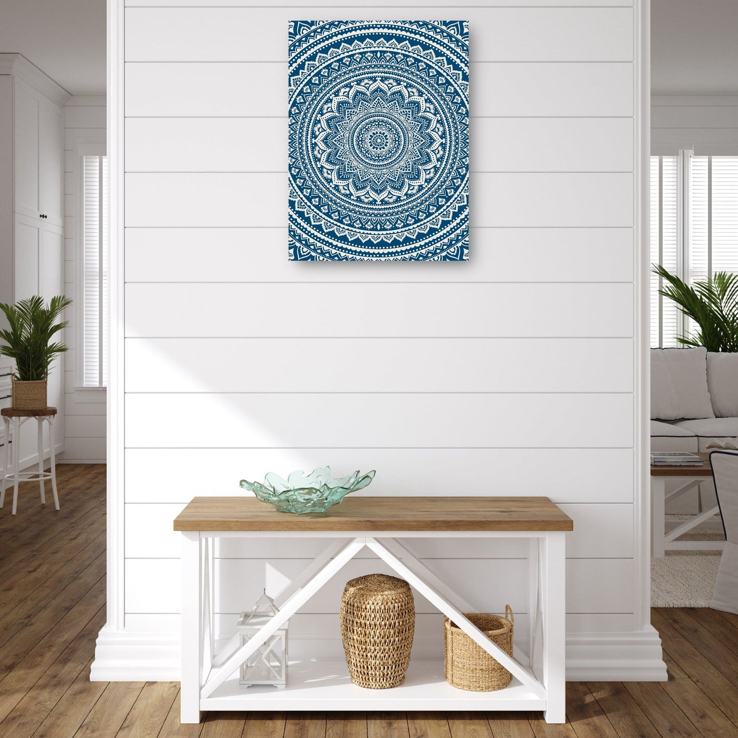 Medallón en Azul - Belle Maison