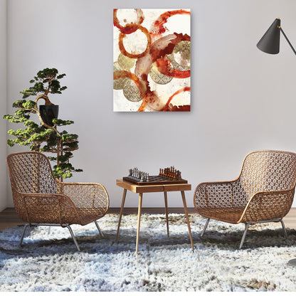 Remolinos de azafrán - Willowbrook Fine Art