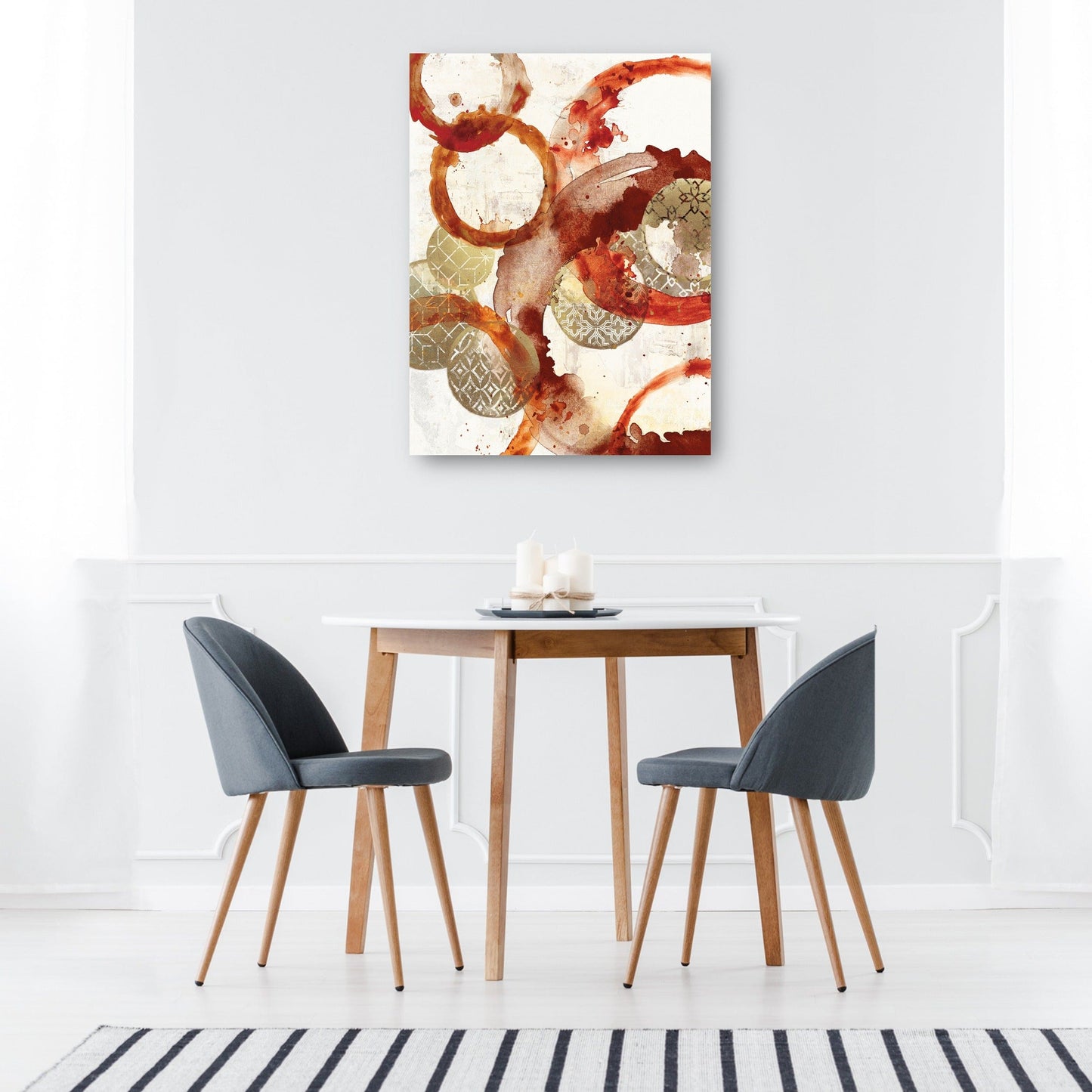 Remolinos de azafrán - Willowbrook Fine Art