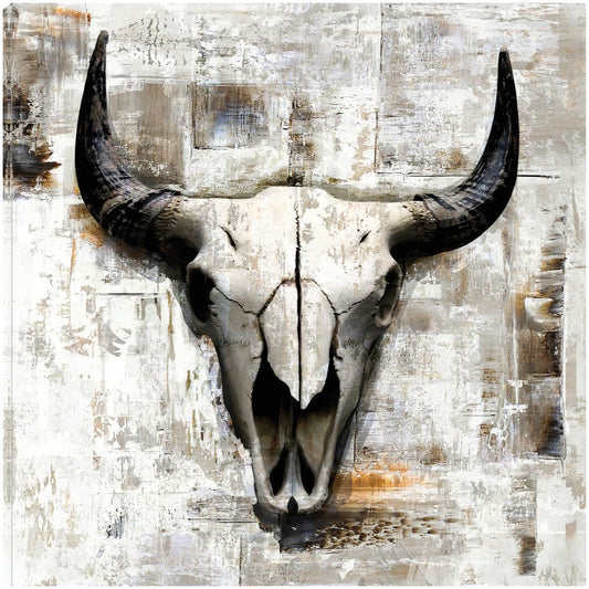 Craneo de Vaca Blanca II - Incado