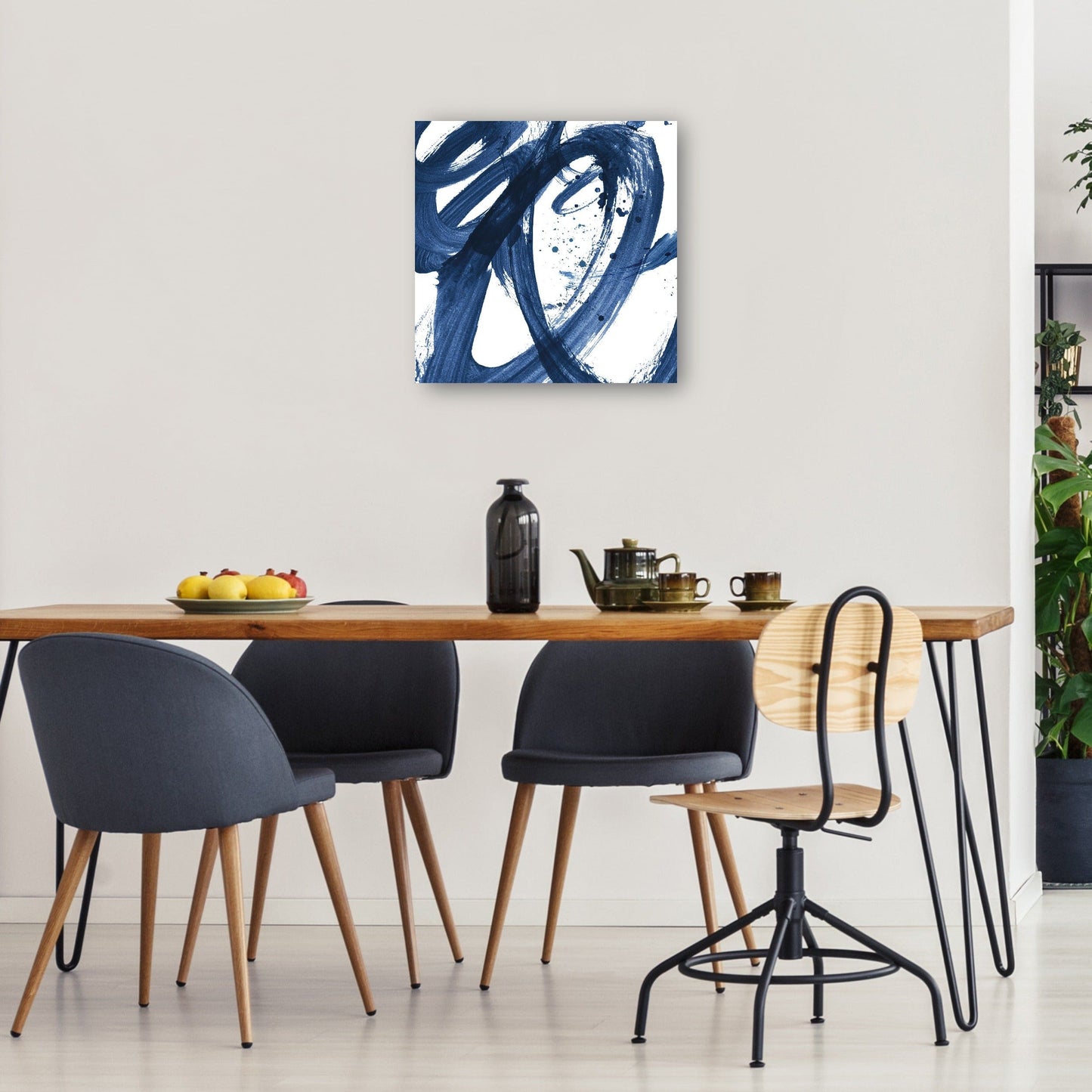 Pinceladas de índigo - Willowbrook Fine Art