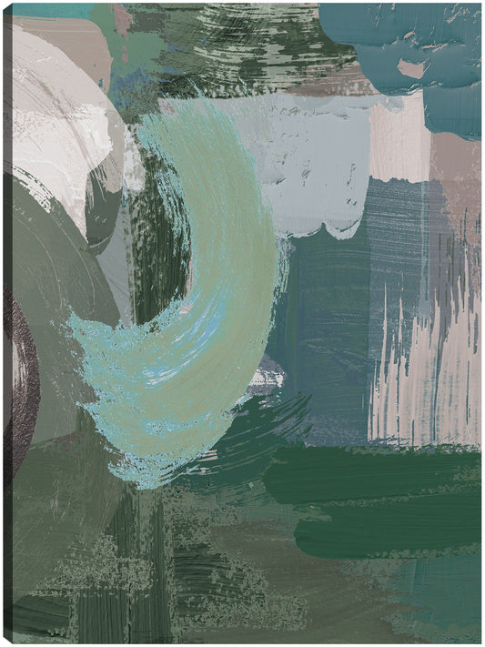 Resumen verde oliva - Willowbrook Fine Art