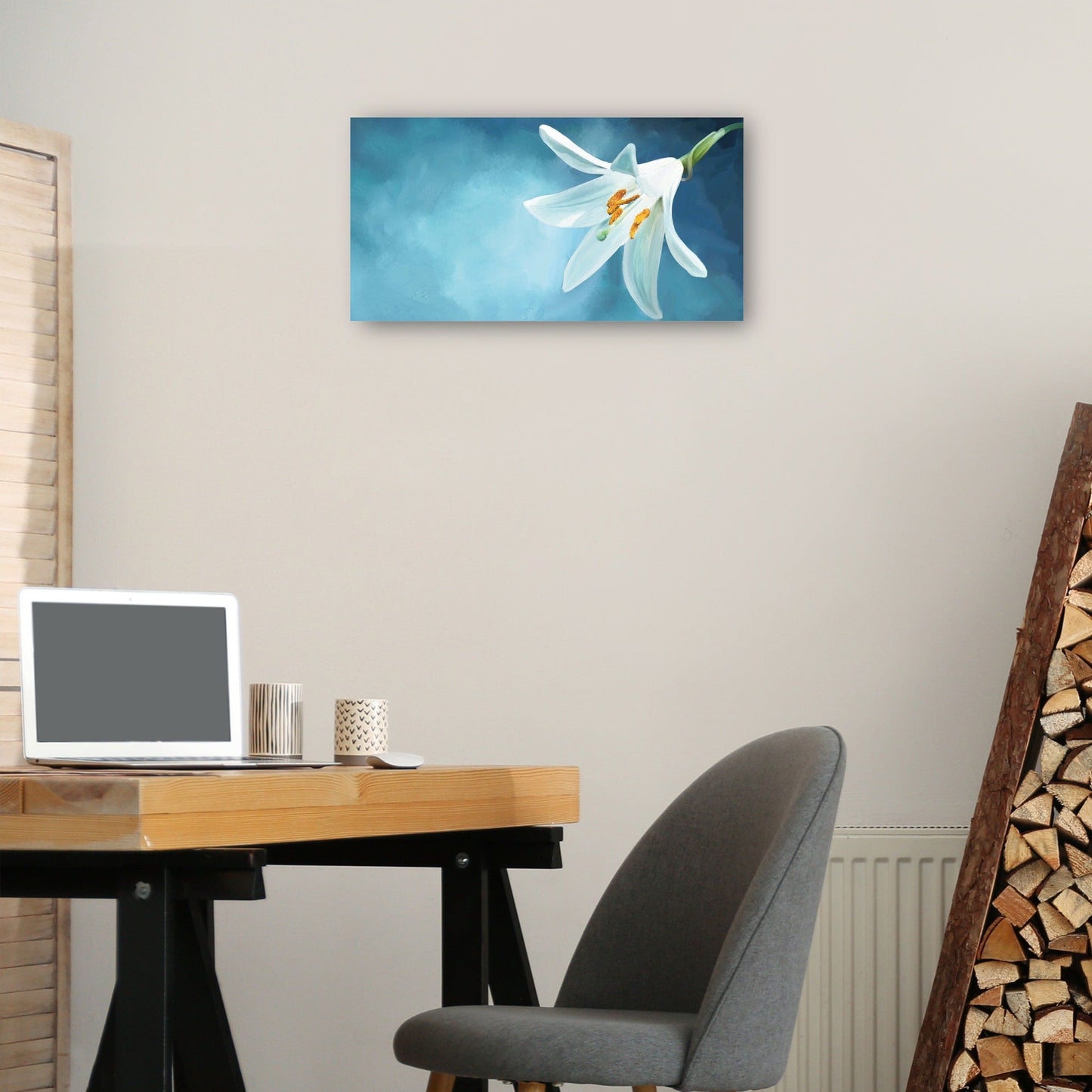 Panel de lirio moderno suave - Studio Arts