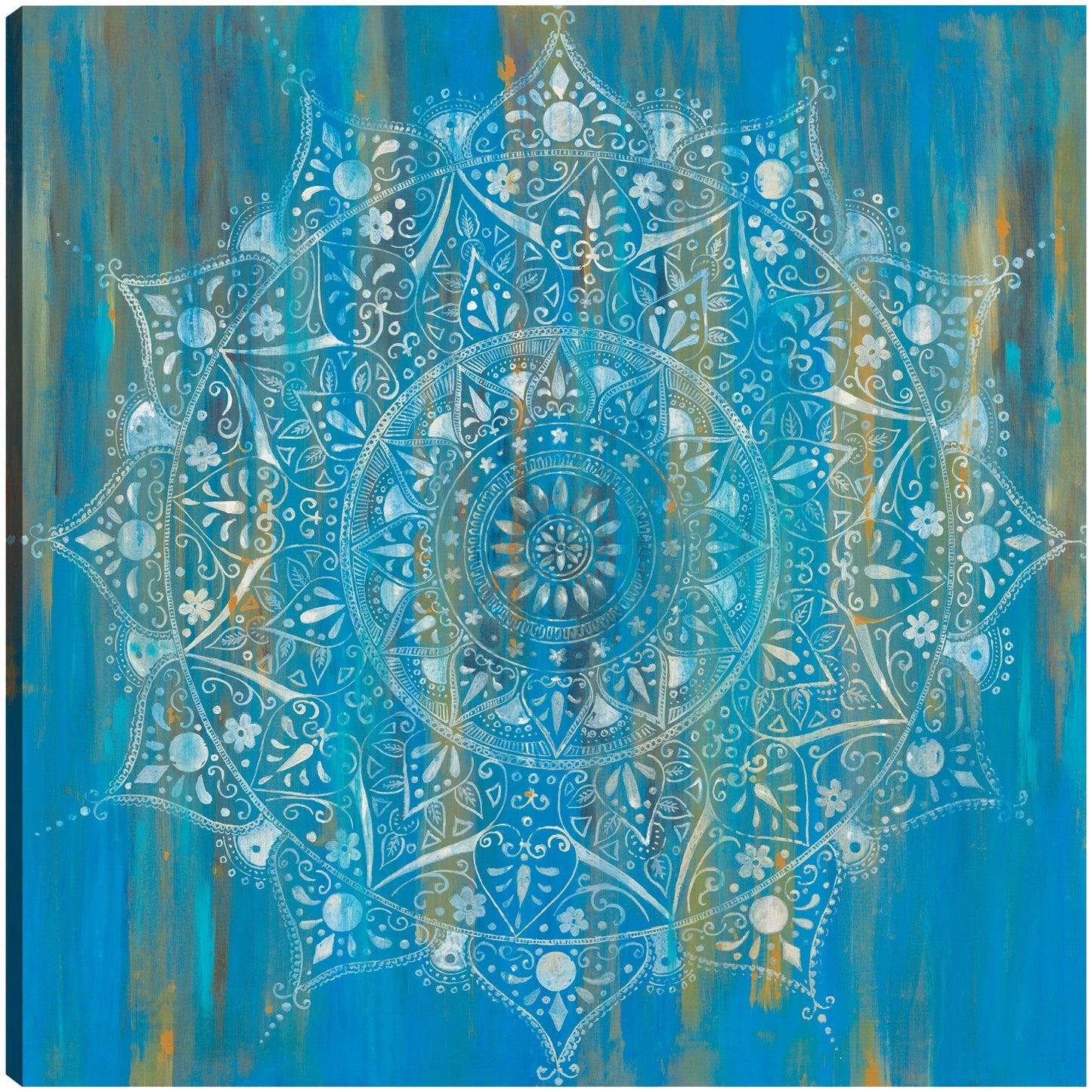 Mandala añil - Willowbrook Fine Art
