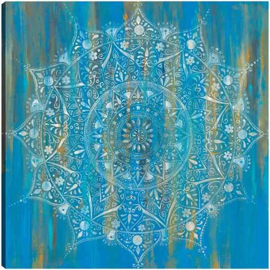 Mandala añil - Willowbrook Fine Art