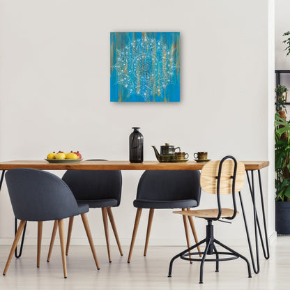 Mandala añil - Willowbrook Fine Art