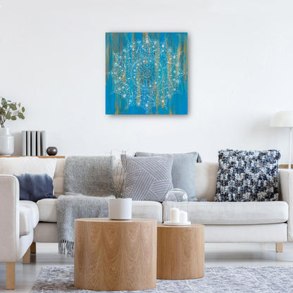 Mandala añil - Willowbrook Fine Art