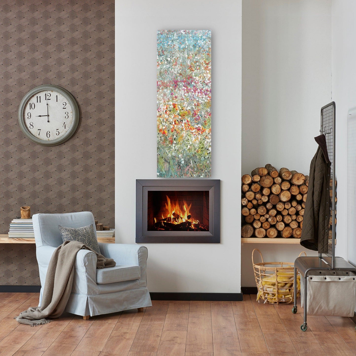 Panel de campo de flores I - Studio Arts