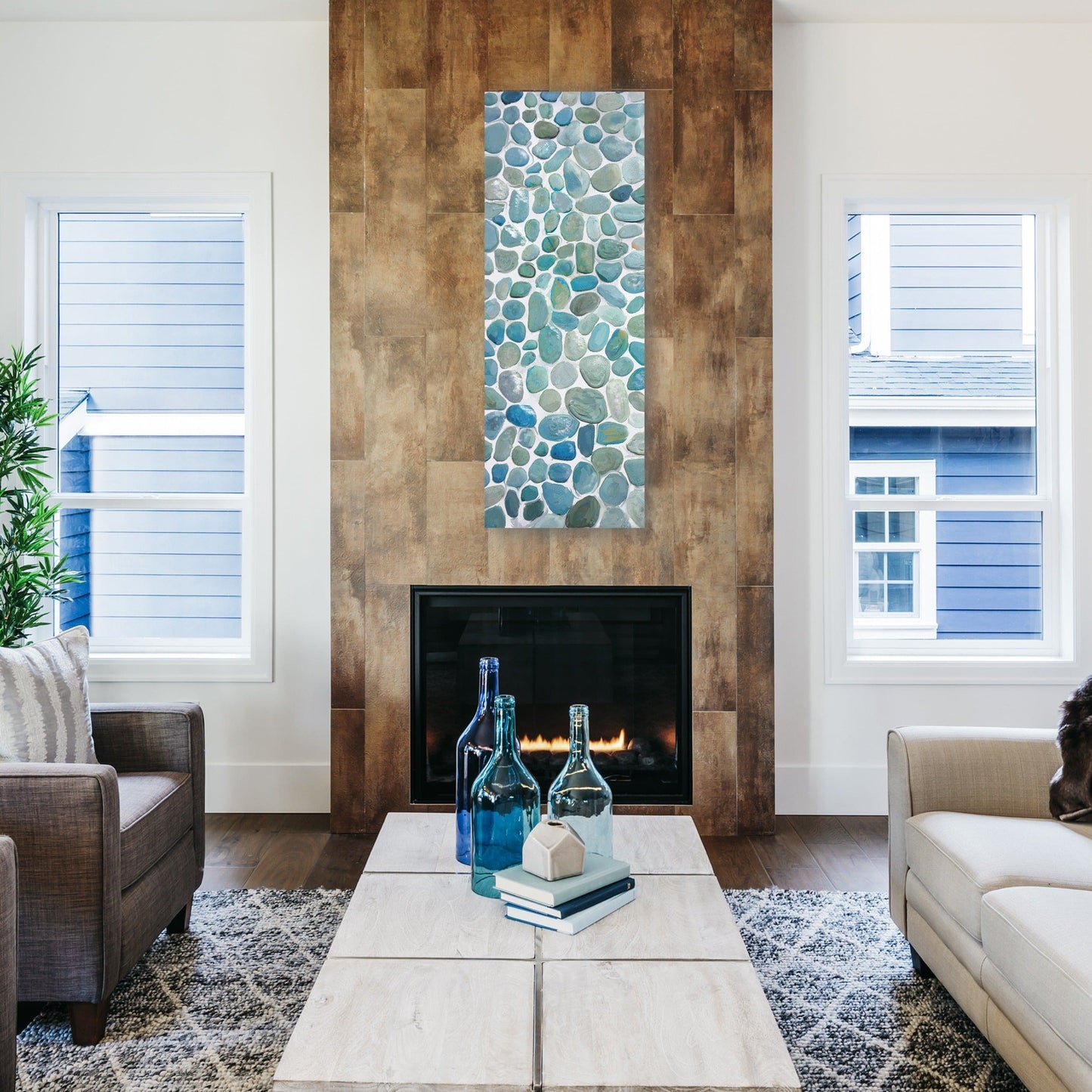 Mosaico Blues Panel I - Studio Arts