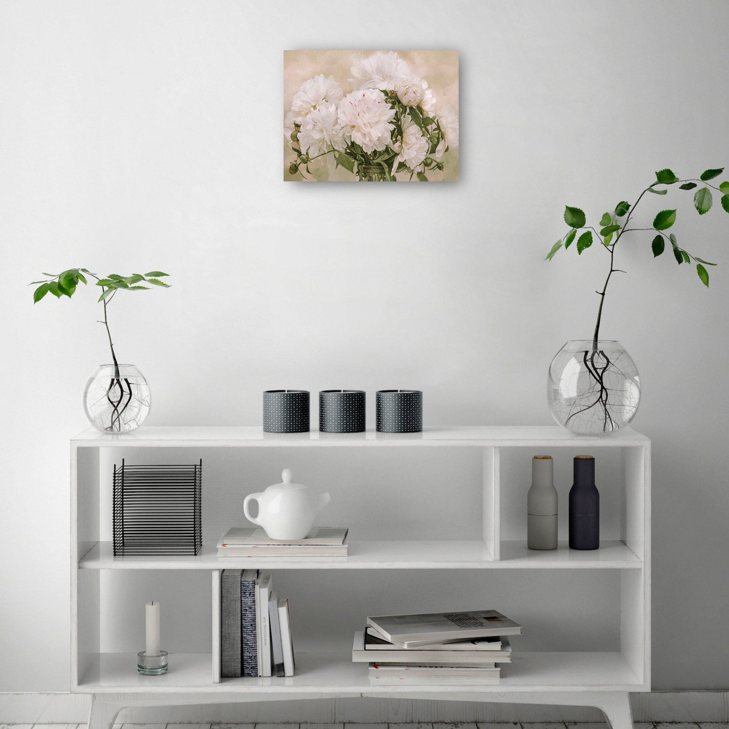 Peonias Blancas - Studio Arts