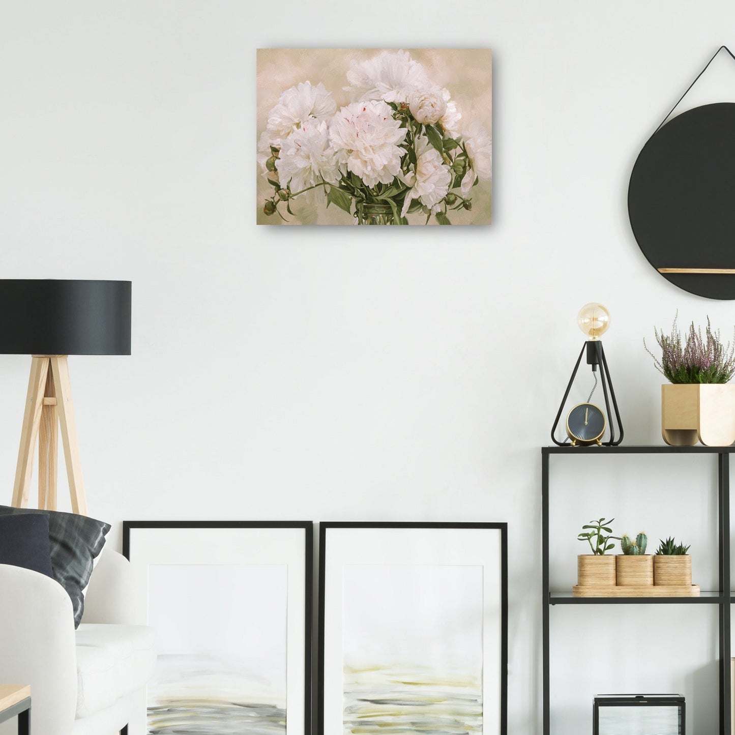 Peonias Blancas - Studio Arts