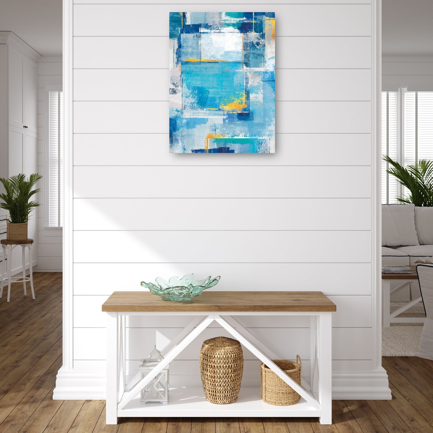 Resumen azul - Willowbrook Fine Art