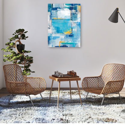 Resumen azul - Willowbrook Fine Art