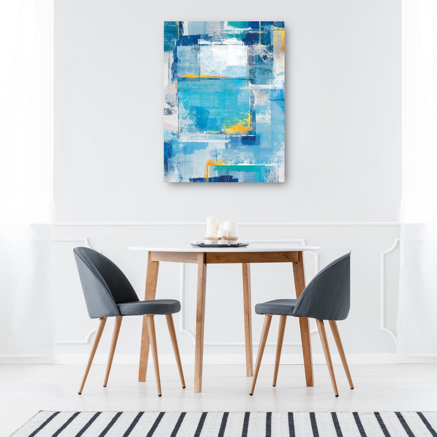 Resumen azul - Willowbrook Fine Art