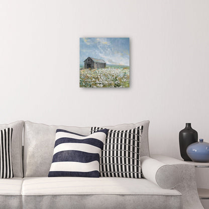 Granero con amapolas blancas - Studio Arts