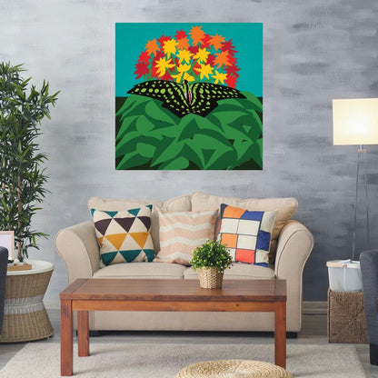 Mariposa con Flores - Synthia SAINT JAMES