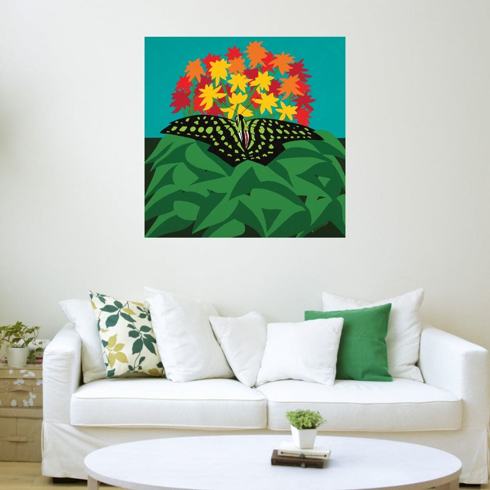 Mariposa con Flores - Synthia SAINT JAMES