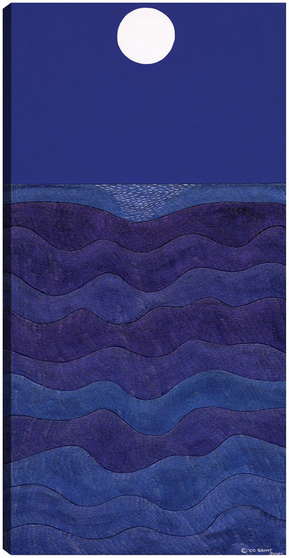 Paisaje de luna llena - Synthia SAINT JAMES