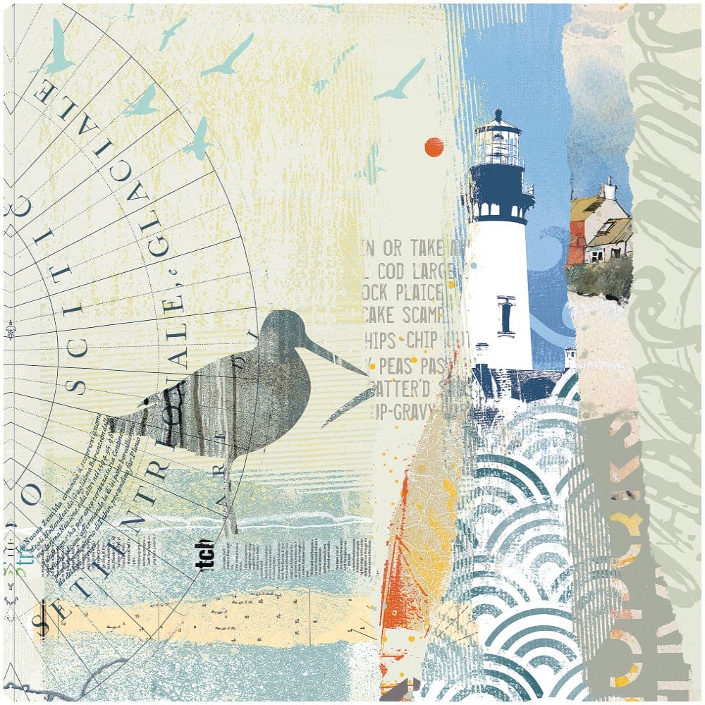 Luz de collage costero - Ken Hurd
