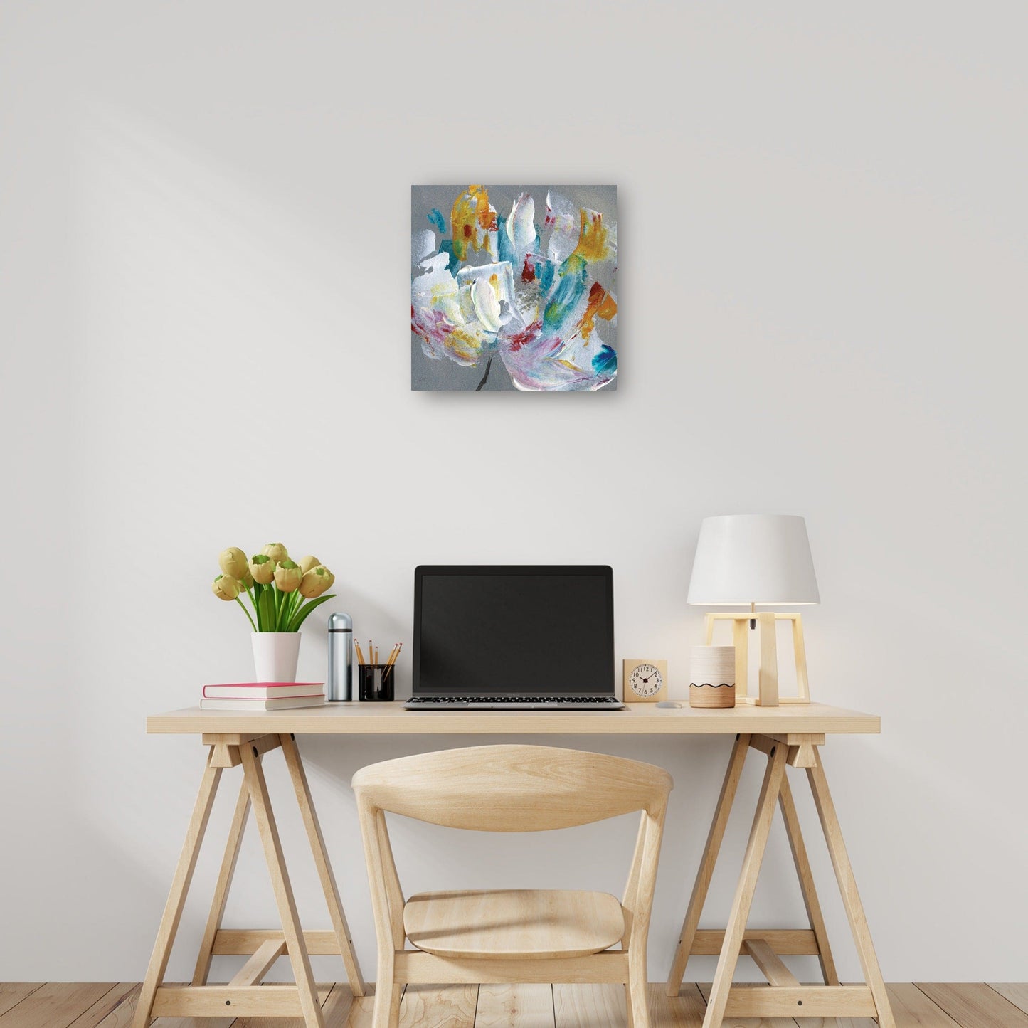 Flor de teñido anudado - Katrina Craven