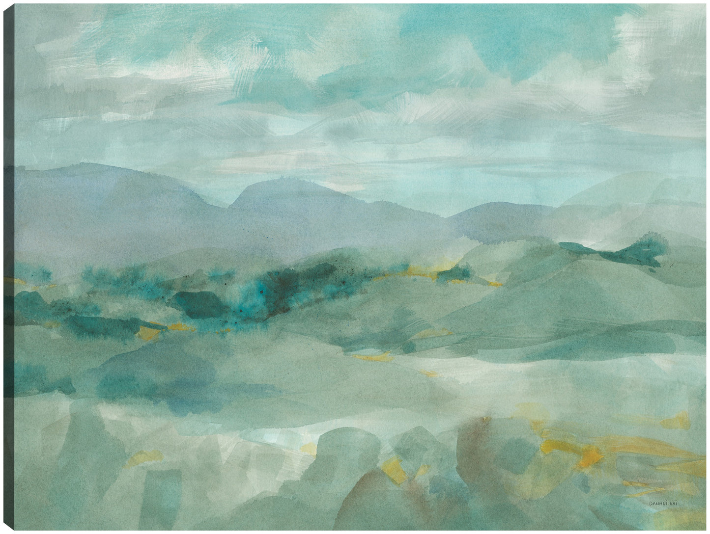 Vista a la montaña verde - Danhui Nai