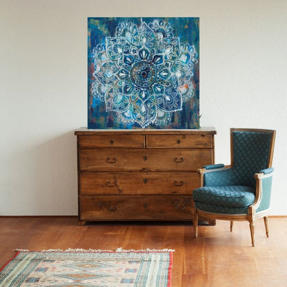 Mandala en azul II - Danhui Nai