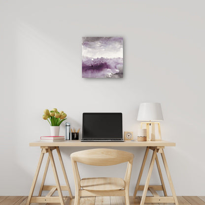 Medianoche en el lago II Amatista y gris - Mike Schick