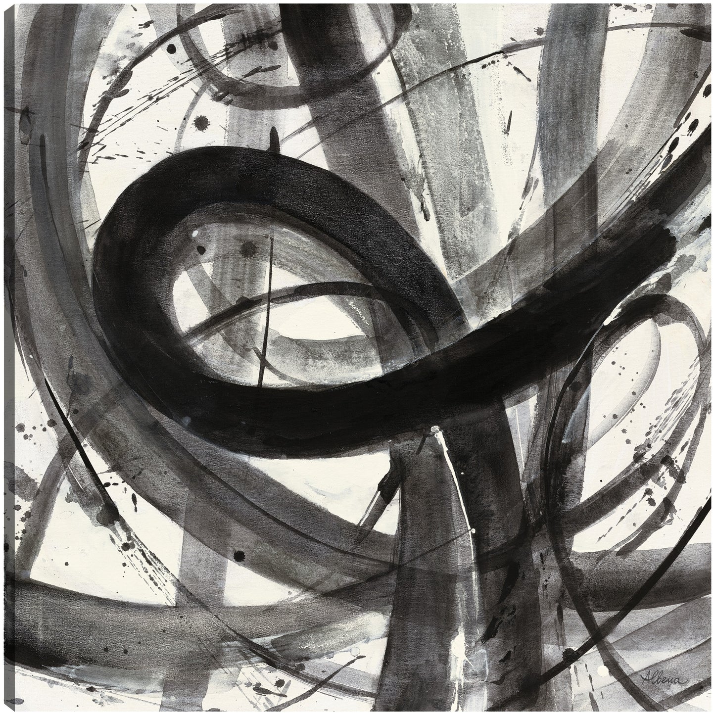 Montaña rusa I en blanco - Albena Hristova