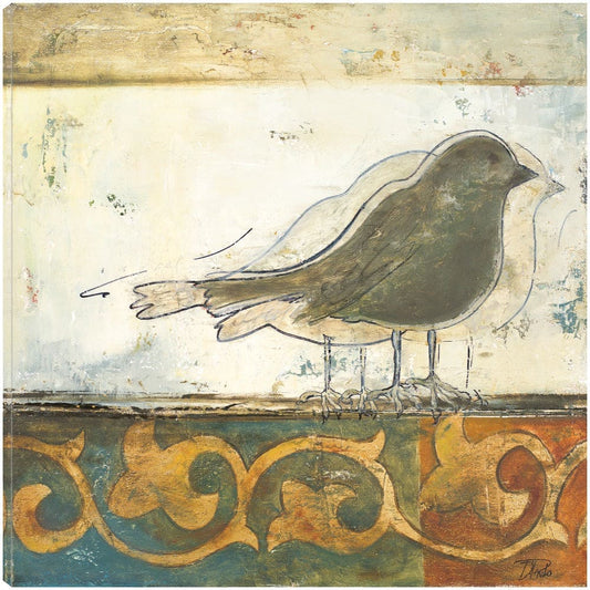 Pájaros en el damasco II - Patricia Pinto