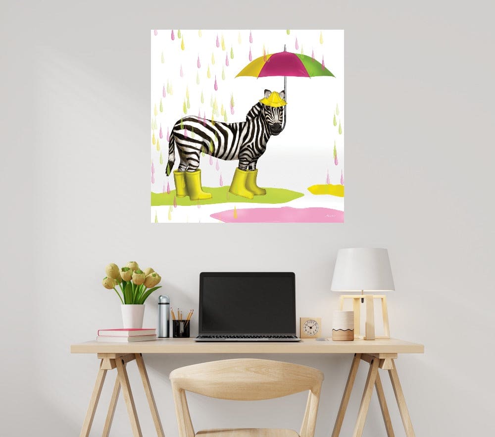 Gotas de lluvia safari cebra - Hugo Edwins