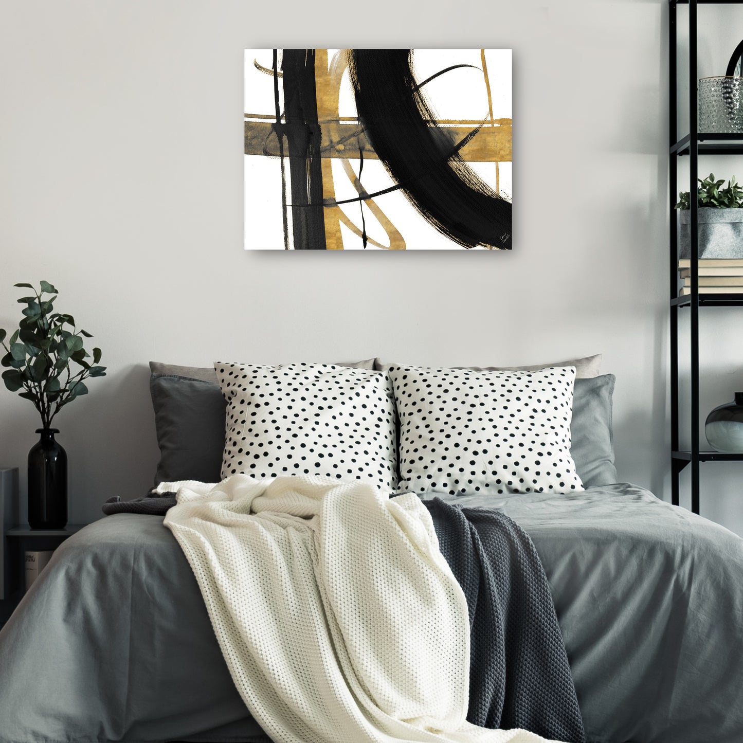 Ambiente urbano con oro I - Lanie Loreth
