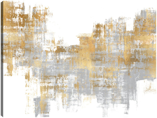 Oro dinámico sobre gris - Alex Wise