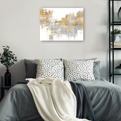 Oro dinámico sobre gris - Alex Wise