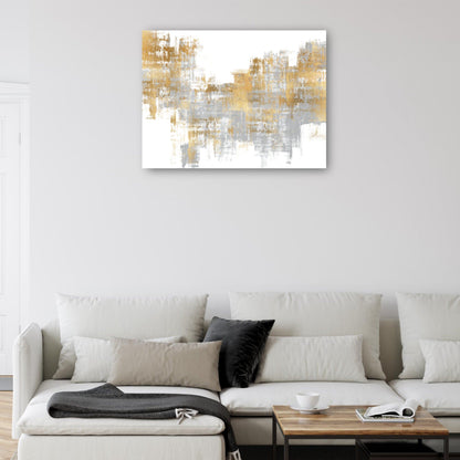 Oro dinámico sobre gris - Alex Wise