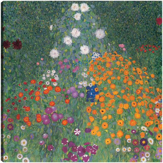 Jardín florido - Gustav Klimt